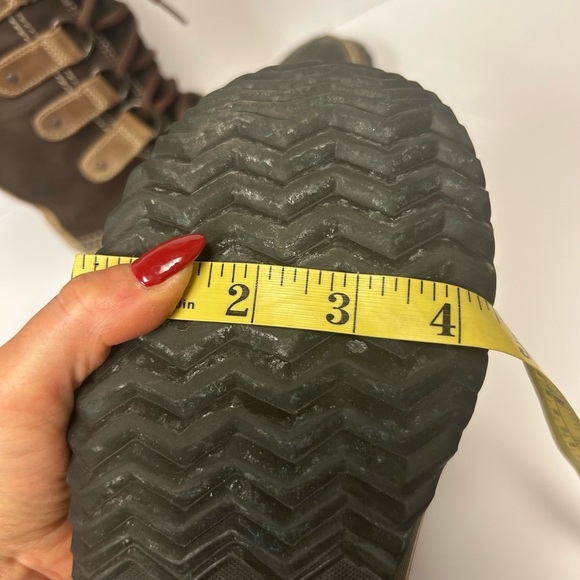 Sorel Snow Boots Womens 7 Joan Of Arctic Brown Suede Lined Winter Waterproof - Picture 12 of 12